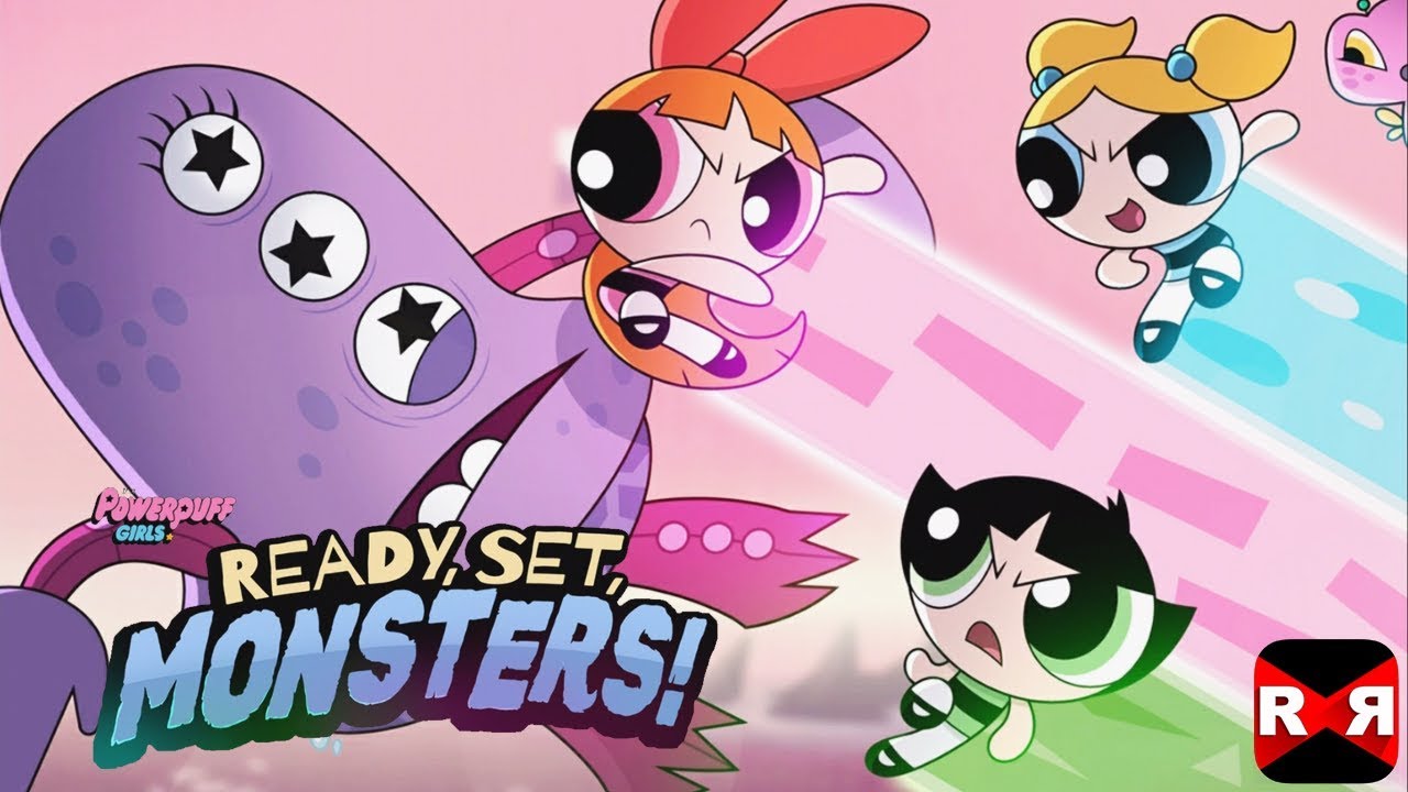 Ready, Set, Monsters! - The Powerpuff Girls Game - iOS Gameplay