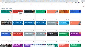 How to archive and restore Google Classes