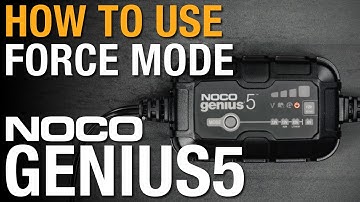 How to use force mode on your NOCO GENIUS5