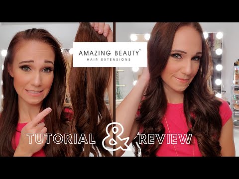 video about Halo Hair Extensions 3# Medium Dark Brown