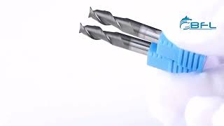 BFL Solid Carbide 2 flute flat End Mill for aluminum with DLC Coating