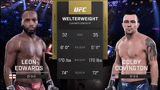 UFC 296: Full Card (UFC 5 Simulations)