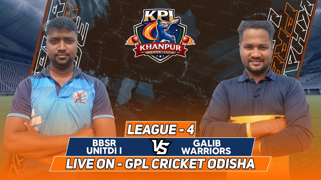 🛑LIVE : League - 4 // KHANPUR PREMIER LEAGUE // GPL Cricket Odisha