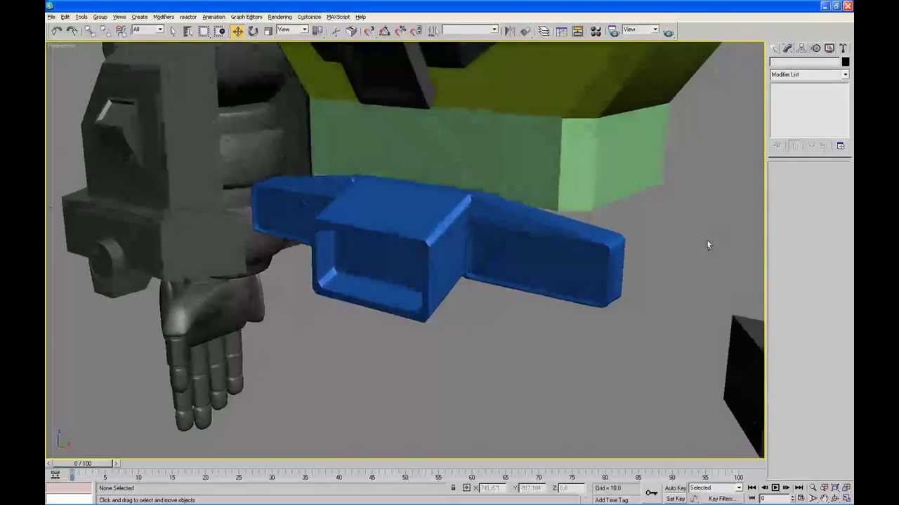 12 robot 3ds max tutorial - MEGAZORD Daizyujin 3D - Body modeling part ...
