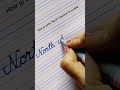 how to write 'North America' in cursive writing | handwriting practice #cursivewriting #shorts