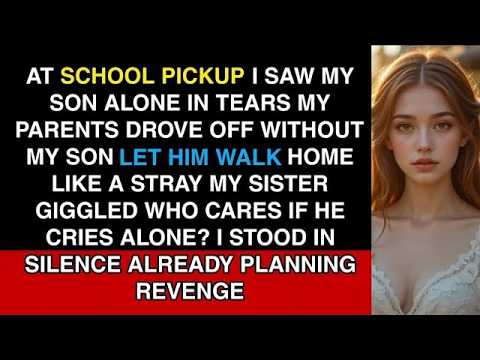 At School Pickup My Parents Drove Off Without My Son Let Him Walk Home ...