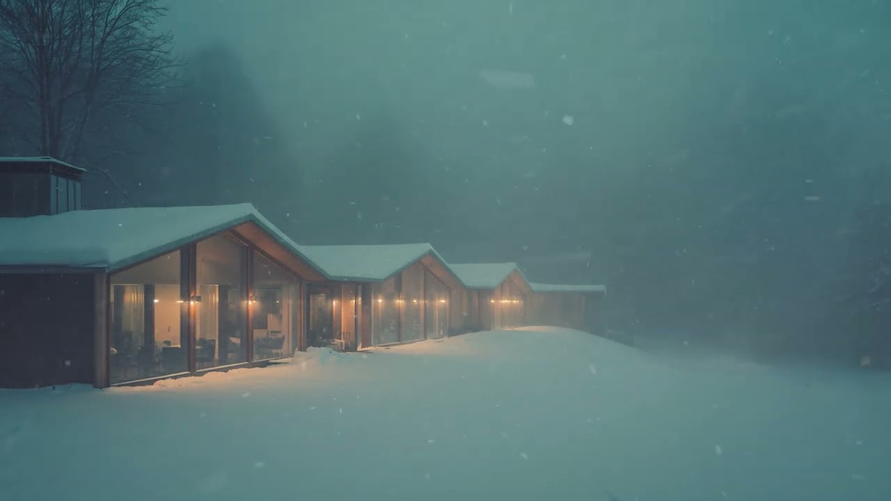 Loud Snowstorm Sounds for Sleeping┇Frosty Howling Wind & Epic Blowing Snow┇Reduce Stress