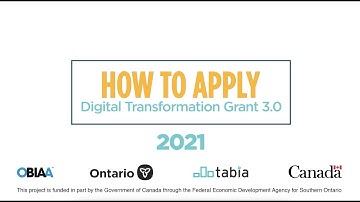 Digital Transformation Grant - How to Apply (2021)