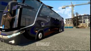 Euro Truck Simulator 2 mods: Marcopolo G7 1600 LD 6×2 Bus Skins
