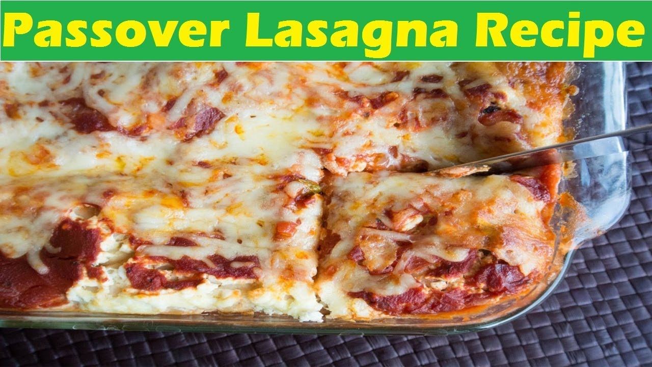 Passover Matzo Lasagna Recipe By Risa Homemade Lasagna YouTube
