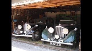 Bentley Find "Not in a Barn" Two 1936 Bentley's  hidden for 27 years.