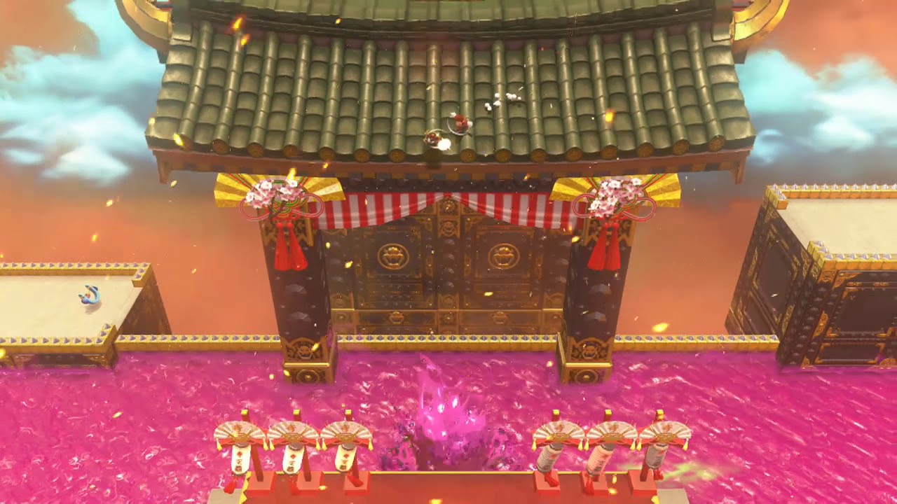 Super Mario Odyssey Bowsers Land 11 Runter mit dem hübschen Bild