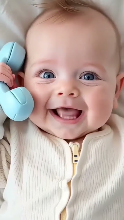 Cute baby calling a Father a happy baby 😍