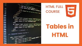html tables | html tutorial 1 | part [ 12 ]