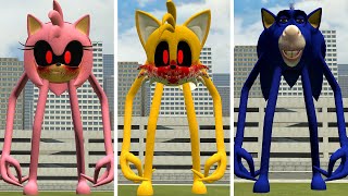 I BECOME NEW CURSED SONIC INNYUME SMILEY'S vs TAILS.EXE INNYUME SMILEY'S vs AMY.EXE SMILEY in GMOD
