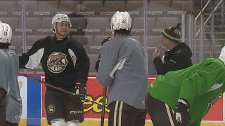 Father-son duo makes Hershey Bears history