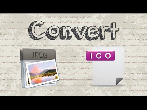 How to convert JPG format to ICO file | No Software