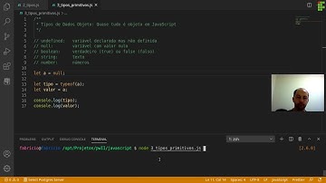 8 Introdução a JavaScript - Tipos Primitivos