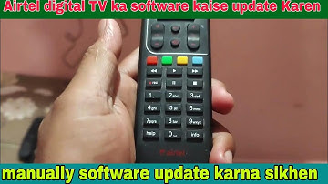 Airtel Digital TV Manually Software Update