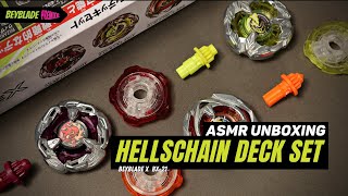 BX-21 HellsChain Deck Set in the MOST Satisfying ASMR Unboxing! #BeybladeX