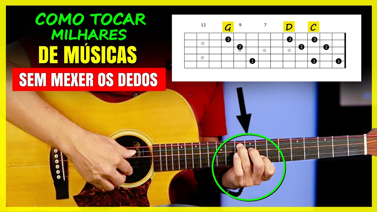 Iniciante No Violão? Esse Truque e Toque Milhares de Músicas já - Prof. Sidimar Antunes