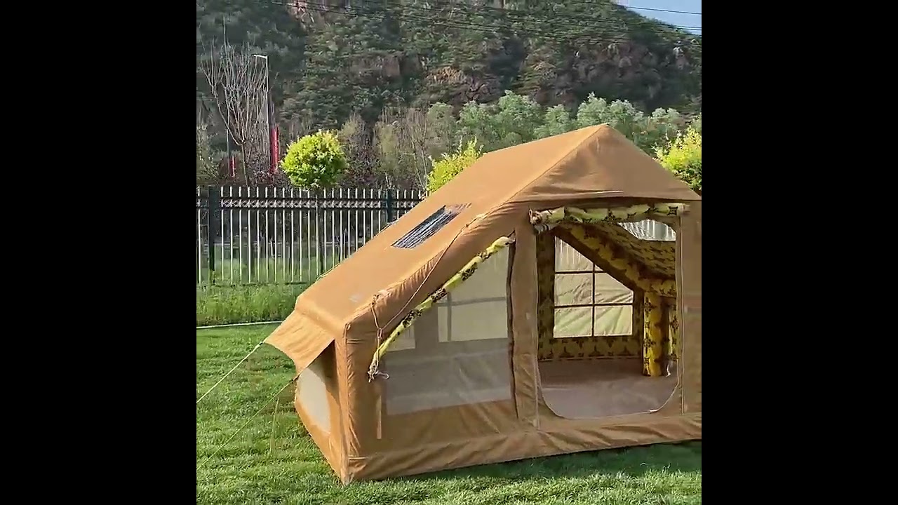 The client customized a very gorgeous inflatable tent.Sparkling, love it.