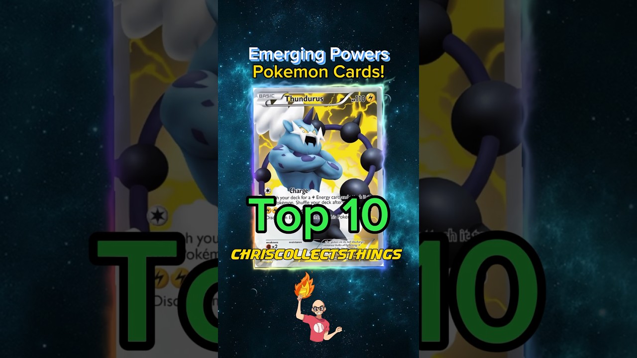 Top 10 Pokémon EMERGING POWERS cards 🌩️ 
