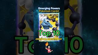 Top 10 Pokémon EMERGING POWERS cards 🌩️ #shorts #top10 #pokemonblackandwhite