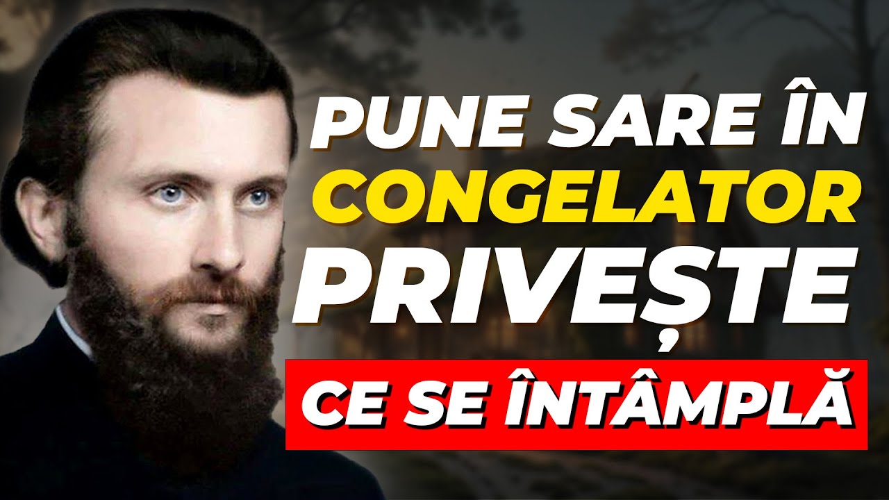 PUNE SARE ÎN CONGELATOR și Privește ce Se Întâmplă! Învățăturile lui Arsenie Boca care Schimbă TOTUL