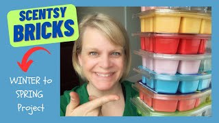 Scentsy BRICK Chat - Winter Progress and Spring Melting Basket (Project Use It Up!)