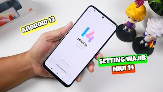 WAJIB TAU SETTING WAJIB REDMI NOTE 12 SERIES MIUI 14