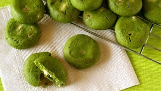 Country Ma'am Soft and Chewy Matcha Green Tea Cookies カントリーマアム風抹茶クッキー - OCHIKERON - CREATE EAT HAPPY