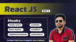 What are Hooks in React? How to avoid Prop Drilling? useState useEffect useContext #reactjs  #Day7