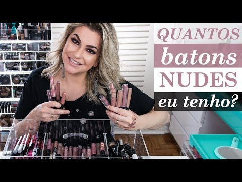 QUANTOS BATONS NUDES EU TENHO? ! ALICE SALAZAR