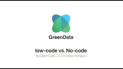 Low-code vs no-code