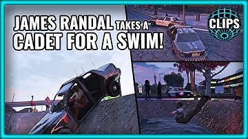 JAMES RANDAL TAKES A CADET FOR A SWIM!