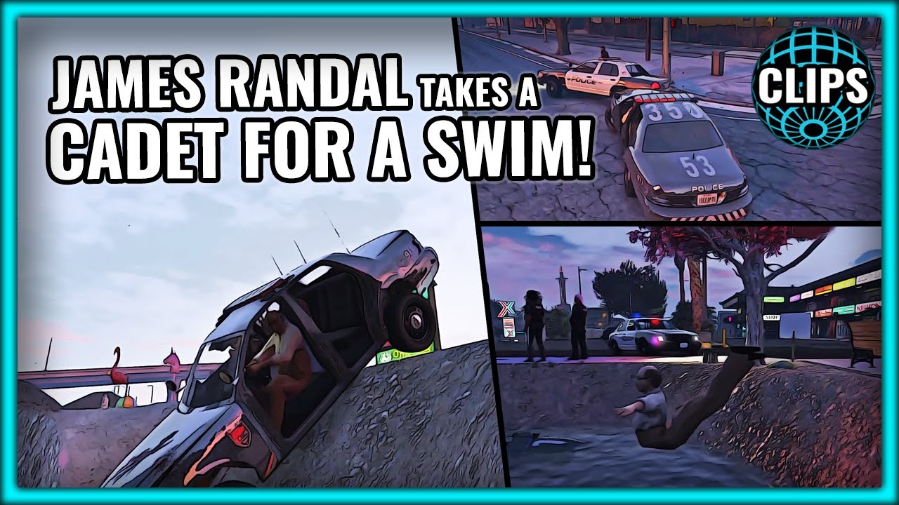 JAMES RANDAL TAKES A CADET FOR A SWIM!