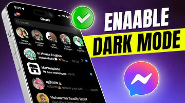 How to Enable Dark Mode Messenger on iPhone | Turn on Dark Mode on Facebook Messenger