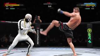 No Way Skeleton Caf Knocked Out Face Down A Up Ufc 4