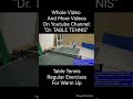 exercises for warm up table tennis #tabletennistraining #pingpongtraining #pingpong #shorts