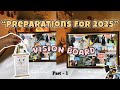 PREPARATIONS FOR 2025 ✨| VISION BOARD ,CALENDAR making ~Malayalam | Im rish