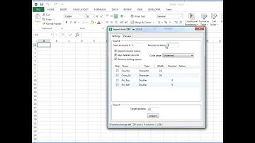 Excel DbfMate: importing from DBF to worksheet