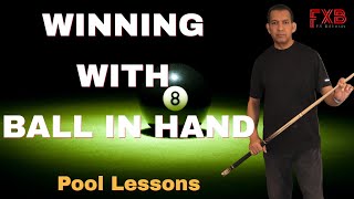 STRATEGIES  FOR RUNNING 8 BALL RACKS - WINNING WITH BALL IN HAND -  8 BALL, 9 BALL,  (POOL LESSONS) screenshot 5
