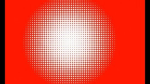 How to make halftone circular classic background- TAO Corel