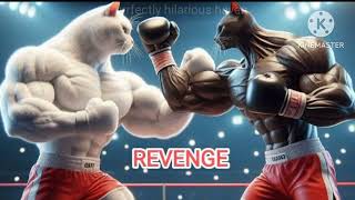 Revenge, Cute Cat #cat #cute #aiimages #boxing #shorts