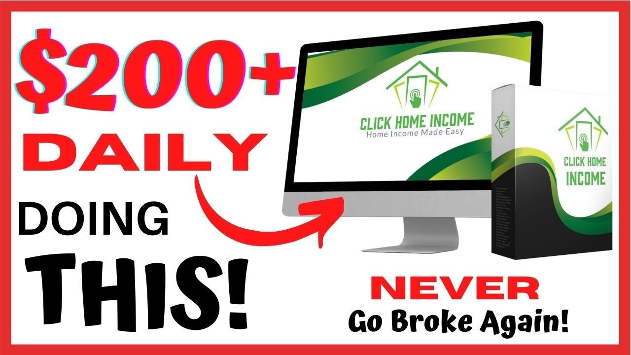 Earn $200+ Daily ⚠️ Click Home Income Review ⚠️ Make Money Online