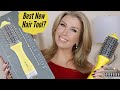 NEW DRYBAR SINGLE SHOT ROUND BLOW-DRYER BRUSH | Review, Demo And Revlon Comparison