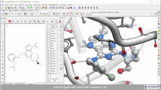 Famous Ligand Editor - Ligand editing in 2D and commit changes to 3D. Profile