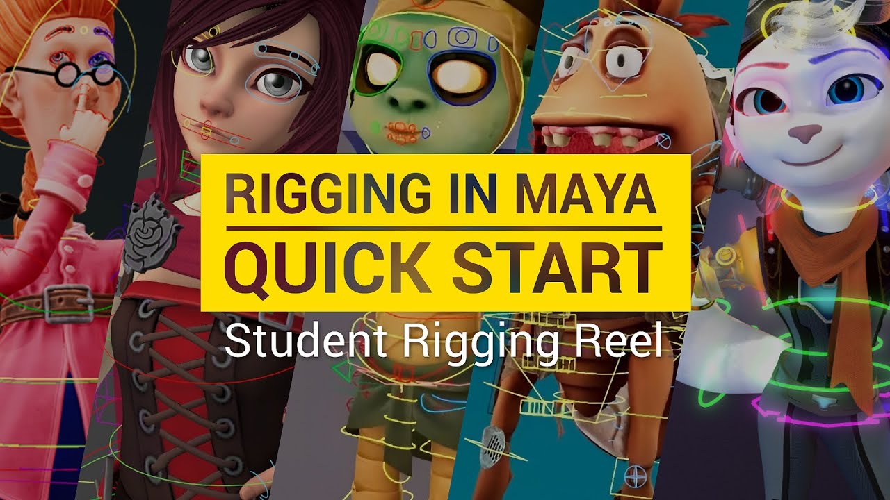 Rigging in Maya | Quick Start Student Rigging Demoreel 2023 - YouTube