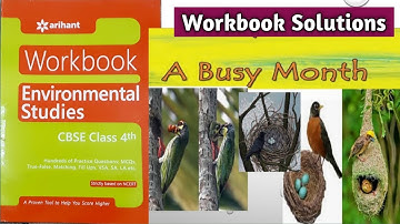 A Busy Month - Workbook Solutions | Class 4 EVS Chapter -16 | Arihant Publication